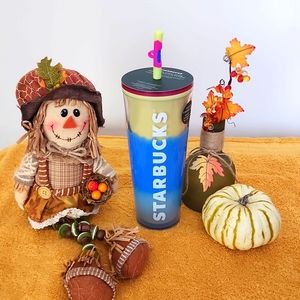 🐥🦎❤‍🔥Starbucks Color changing silicone straw Topper Tumbler